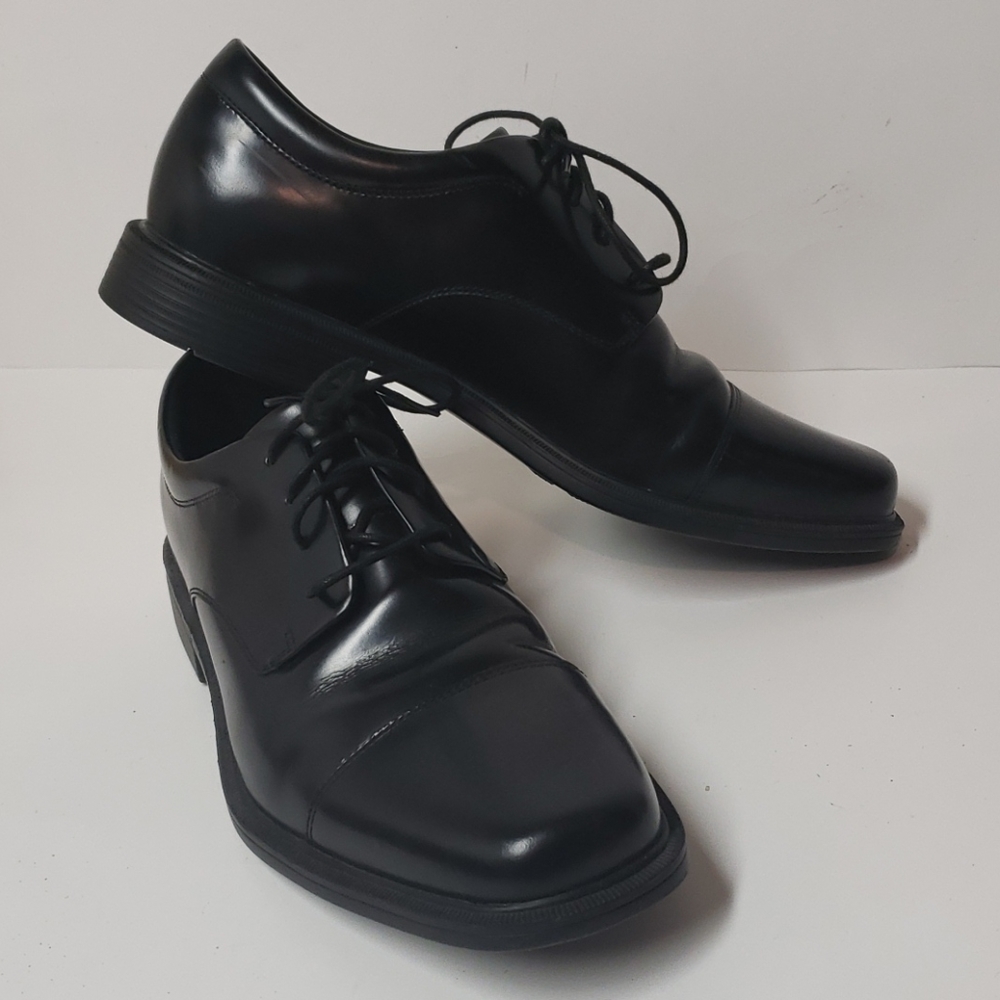 Rockport Ellingwood Mens Blk Leather  Oxford Shoes